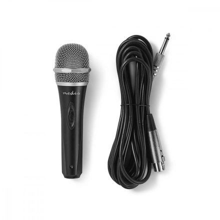 Vezetékes Mikrofon | -72 dB +/-3 dB Érzékenység | 50 Hz - 14 kHz | 5,0 m Nedis mpwd50bk