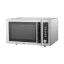 HAUSER MW-825 mikrohullámú sütő grill funkcióval, 900 W, 25 liter, digitális, 9 program, 11 fokozat, inox/szürke színű
