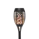 Home MX301 napelemes kerti fáklya, 12 db sárga SMD LED, fáklyaláng effektus, műanyag, 110 g,