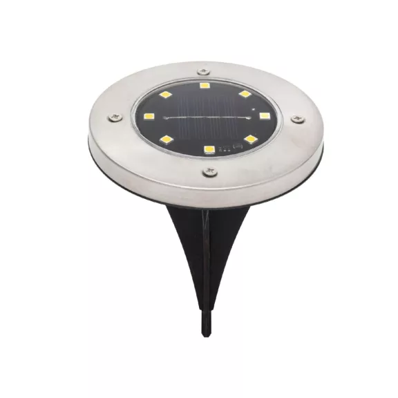 Home MX626WW napelemes kerti lámpa, 2 db-os szett, 8 db melegfehér LED, akkumulátor, acél és műanyag Home MX626WW napelemes kerti lámpa, 2 db-os szett, 8 db melegfehér LED, akkumulátor, acél és műanyag