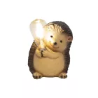 MX649S napelemes kerti lámpa, süni villanykörtével, 1 db melegfehér filament LED, 300 mAh akkumulátor, 899 g, műgyanta