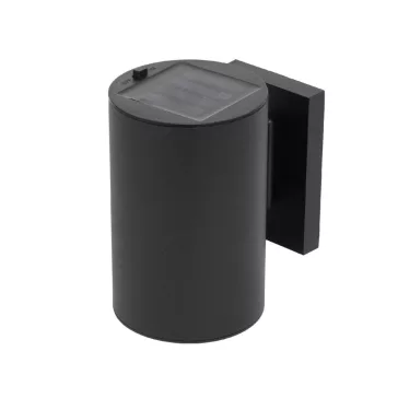  Home MX654 napelemes díszvilágítás, falilámpa, 1 db melegfehér LED, akkumulátor, fém és műanyag