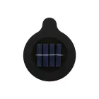 HOME MX656 napelemes kerti lámpa, fekete műanyag, 1db melegfehér SMD LED, cserélhető AA akkumulátor