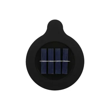   HOME MX656 napelemes kerti lámpa, fekete műanyag, 1db melegfehér SMD LED, cserélhető AA akkumulátor