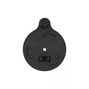   HOME MX656 napelemes kerti lámpa, fekete műanyag, 1db melegfehér SMD LED, cserélhető AA akkumulátor