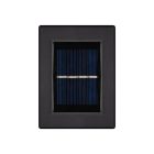 HOME MX658 napelemes falilámpa szett, 2db-os szett, 2db hidegfehér LED, cserélhető AA akkumulátor, fekete