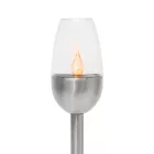 MX816 napelemes kerti lámpa, melegfehér LED, kültéri, beltéri