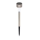 HOME MX843 napelemes kerti lámpa, fém, 1 db melegfehér LED,  cserélhető AAA akkumulátor