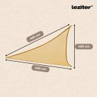 Rana napvitorla háromszög alakú 4x4x4 m bézs