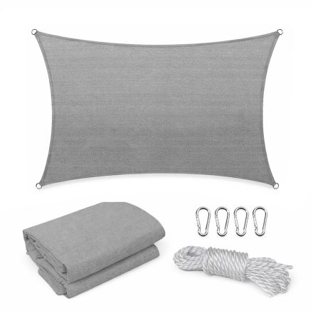 Rana napvitorla négyszög alakú 4x5 m szürke
