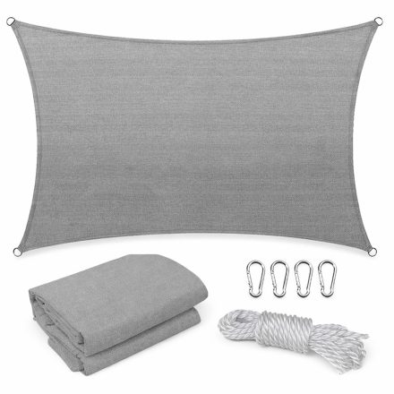 Rana napvitorla négyszög alakú 5x6 m szürke