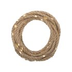 HOME MXROPE napelemes fényfüzér kötélen, 52 db melegfehér LED, 2 üzemmód, 5 méter hosszú, cserélhető akkumulátor