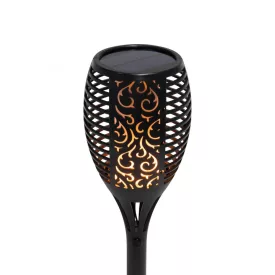   Home MX 300 napelemes kerti fáklya, 72 LED, automatikus, napelem és töltő, időjárásálló