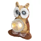 Home MX 637 napelemes kerti lámpa, 1 db melegfehér LED, automatikus, napelem, bagoly
