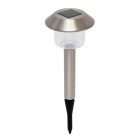 Home MX 762/2 napelemes kerti lámpa, 1 db színváltó LED, rozsdamentes fém, időjárásálló, automatikus, színes