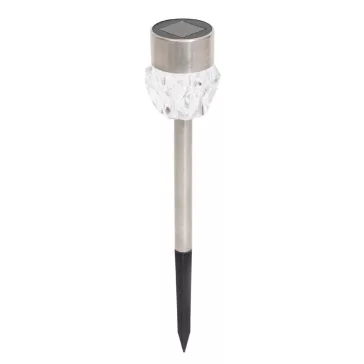   Home MX 809 napelemes kerti lámpa, 1 db LED, fém, időjárásálló, automatikus, hidegfehér