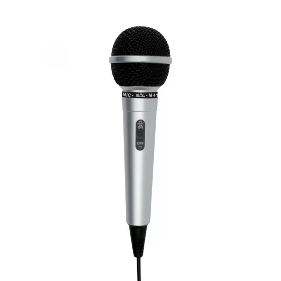 SAL M 41 kézi mikrofon, kardioid iránykarakterisztika, dinamikus mikrofon SAL M 41 kézi mikrofon, kardioid iránykarakterisztika, dinamikus mikrofon