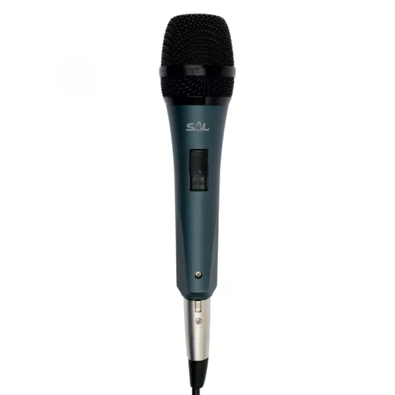 SAL M 8 kézi mikrofon, dinamikus mikrofon, kardioid iránykarakterisztika, fém XLR csatlakozódugó és kábel SAL M 8 kézi mikrofon, dinamikus mikrofon, kardioid iránykarakterisztika, fém XLR csatlakozódugó és kábel