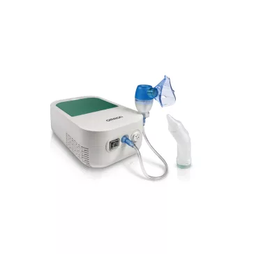   OMRON DuoBaby 2in1 Kompresszoros inhalátor orrszívóval, csecsemő, alsó és felső légzőszervi megbetegedésekhez