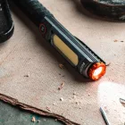 NEBO NEB-FLT-1033-G BIG LARRY PRO + zseblámpa és szerelőlámpa, 600-40 lumen, akkumulátoros, IPX7, mágneses talp
