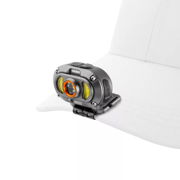 NEBO NEB-HLP-0045-H MYCRO 900+ fej- és sapkalámpa, 900 lumen, 7 világítási mód, akkumulátor, víz- és ütésálló NEBO NEB-HLP-0045-H MYCRO 900+ fej- és sapkalámpa, 900 lumen, 7 világítási mód, akkumulátor, víz- és ütésálló