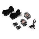 NEBO NEB-HLP-1010-G MYCRO 250 fejlámpa szett, 2 db / szett, 250 lumen, vízálló, akkumulátoros tápellátás