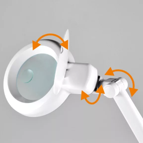 Home NKL 022 LED nagyítós lámpa, 12 W, 450 lm, 3 dioptria nagyítás, 12 dioptria másodlagos lencse Home NKL 022 LED nagyítós lámpa, 12 W, 450 lm, 3 dioptria nagyítás, 12 dioptria másodlagos lencse