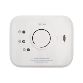   FireAngel NM-CO-10X-INT szén-monoxid vészjelző, beépített, nem cserélhető lítium elem, 10 év várható üzemidő, W2-modulal hálózatba kapcsolható, fehér