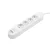 HOME NV4KUSBC hálózati elosztó, 1,5 m, H05VV-F 3G1,5 mm2 kábel, 4 védőérintkezős aljzat, USB töltőaljzat, max. 3680W, kétpólusú kapcsoló, beltéri kivitel