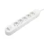 HOME NV5K3USBC hálózati elosztó, 3 m, H05VV-F 3G1,5 mm2 kábel, 5 védőérintkezős aljzat, USB töltőaljzat, max. 3680W, kétpólusú kapcsoló, beltéri kivitel