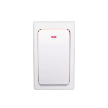   Home NVKP 01 elem nélküli távkapcsoló, csengők és hálózati kapcsolók bővítéséhez, 120 m hatótáv, víznek fokozottan ellenálló, kinetikus energia