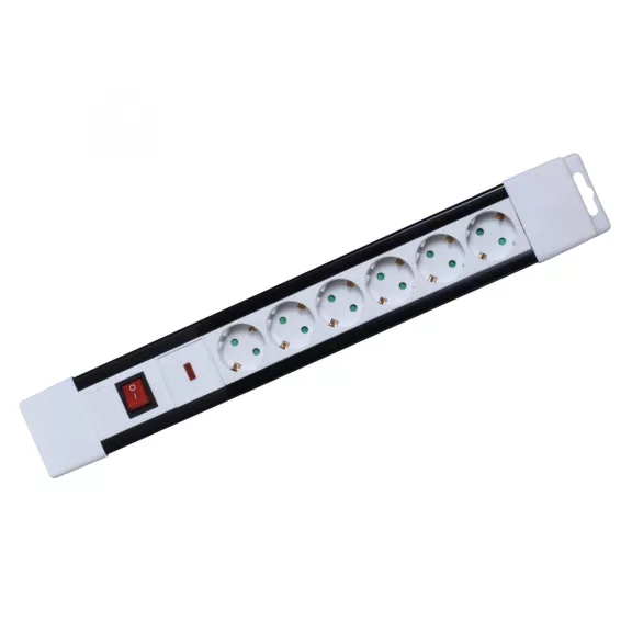 Home NVP 06K/WH túlfeszültség védett hálózati elosztó, 2 m, kapcsolós, H05VV-F 3G1,5 mm2 kábel, IP20 kivitel, 6 aljzat, max. 3500W, falra akasztható Home NVP 06K/WH túlfeszültség védett hálózati elosztó, 2 m, kapcsolós, H05VV-F 3G1,5 mm2 kábel, IP20 kivitel, 6 aljzat, max. 3500W, falra akasztható