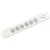Home NVT 06K USB/WH túlfeszültség védett hálózati elosztó, 1,4 m, kapcsolós, H05VV-F 3G1,5 mm2 kábel, 6 aljzat, max. 3680W, falra akasztható, USB töltőaljzatok