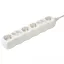 Home NV 18/WH hálózati elosztó, 1,5 m, H05VV-F 3G1,0 mm2 kábel, IP 20 kivitel, 4 védőérintkezős és 4 euro aljzat, max. 3500W, fehér
