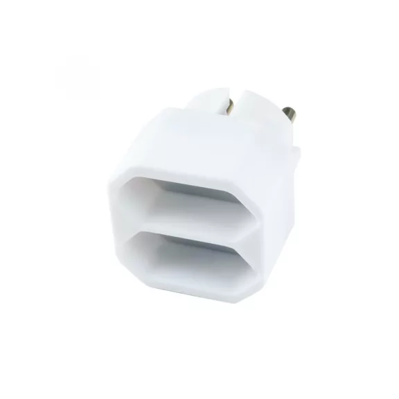Home NV 1/WH hálózati elosztó, 2 EURO aljzat gyermekvédelemmel ellátva, 2x500W, fehér Home NV 1/WH hálózati elosztó, 2 EURO aljzat gyermekvédelemmel ellátva, 2x500W, fehér