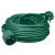 Home NV 2-10/GR/1,5 hosszabbító, 10 m, H05VV-F 3G1,5 mm2 kábel, IP 20 kivitel, 250V~/16A/3680W, pipa alakú dugó és egyenes lengő aljzat, zöld színű
