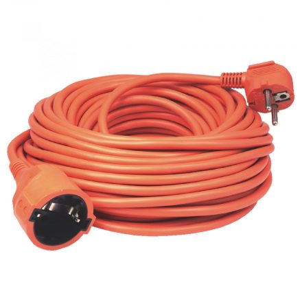 Home NV 2-10/OR/1,5 hosszabító, 10 m, H05VV-F 3G1,5 mm2 kábel, IP 20 kivitel, 250V~/16A/3680W, pipa alakú dugó és egyenes lengő aljzat, narancssárga színű