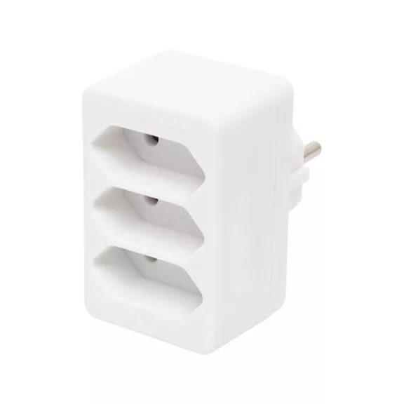 Home NV 23/WH hálózati elosztó, 3 EURO aljzat gyermekvédelemmel ellátva, max. 3 x 500 W, fehér Home NV 23/WH hálózati elosztó, 3 EURO aljzat gyermekvédelemmel ellátva, max. 3 x 500 W, fehér