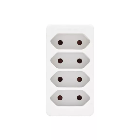 Home NV 24/WH hálózati elosztó, 4 EURO aljzat gyermekvédelemmel ellátva, max. 4 x 500 W, fehér Home NV 24/WH hálózati elosztó, 4 EURO aljzat gyermekvédelemmel ellátva, max. 4 x 500 W, fehér