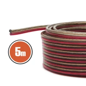Hangszórókábel 2 x 0,5 mm² 5 m