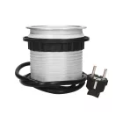 ASZTALBA SÜLLYESZTHETŐ IRODAI ELOSZTÓ, 3X (2P+F),2XUSB TÖLTŐ, EZÜST, SCHUKO, 1,5M KÁBEL OR-AE-1342(GS)