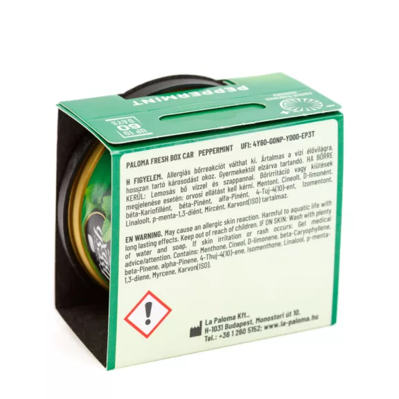 Illatosító - Paloma Fresh box - Peppermint - 25 g Illatosító - Paloma Fresh box - Peppermint - 25 g