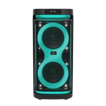   SAL PAR2400BT party hangdoboz, 160 Watt, beépített akkumulátorral és LED fénnyel, BT TWS kapcsolat, USB/microSD zenelejátszás, karaoke mód, LINE, gitár és mikrofon bemenetek, két darab bass-reflex mélysugárzó, 2-utas, 3 hangszóró