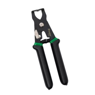   Pro'sKit PM-386 professzionális kábelkötegelő vágó és fogó, kétféle vágási módszer, ergonomikus markolat