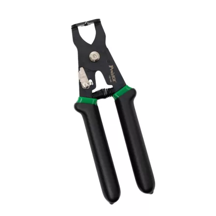 Pro'sKit PM-386 professzionális kábelkötegelő vágó és fogó, kétféle vágási módszer, ergonomikus markolat