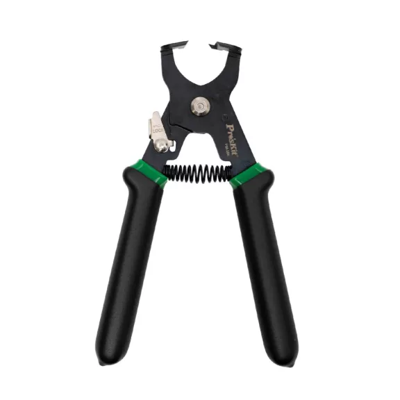 Pro'sKit PM-386 professzionális kábelkötegelő vágó és fogó, kétféle vágási módszer, ergonomikus markolat