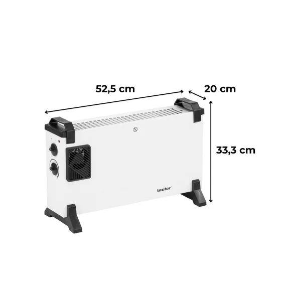 Mistral elektromos fűtőtest 750W / 2000W Mistral elektromos fűtőtest 750W / 2000W