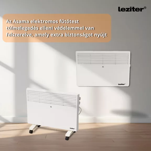 Asama elektromos fűtőtest 750W/1500W Asama elektromos fűtőtest 750W/1500W