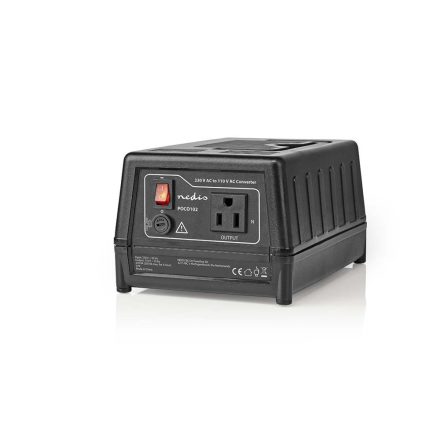 Nedis áramátalakító 230 V AC - 110V AC 300W földelt USA kimenet POCO102