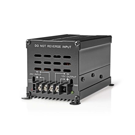 NEDIS feszültségátalakító, bemeneti feszültség: 24V, kimeneti feszültség: 12V, 240W, 0,6 kg POCO106